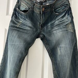NWT Dollhouse Blue Skinny Jeans with Distressed Details
